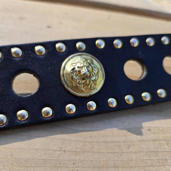 90s Versus Gianni Versace Lion Head Belt - Picture 10 of 16